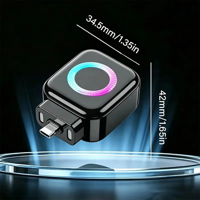 Auto Power Cutoff Charge Adapter 140W Type-C Fast Charge Safety Separator Automatically Cut Power Eject Phone When Fully Charged