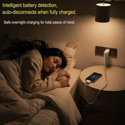 1PC Smart Type-C Charging Adapter,Auto Cut Off When Fully Charged,Universal Separator Charger Overnight Unattended Safe Charging