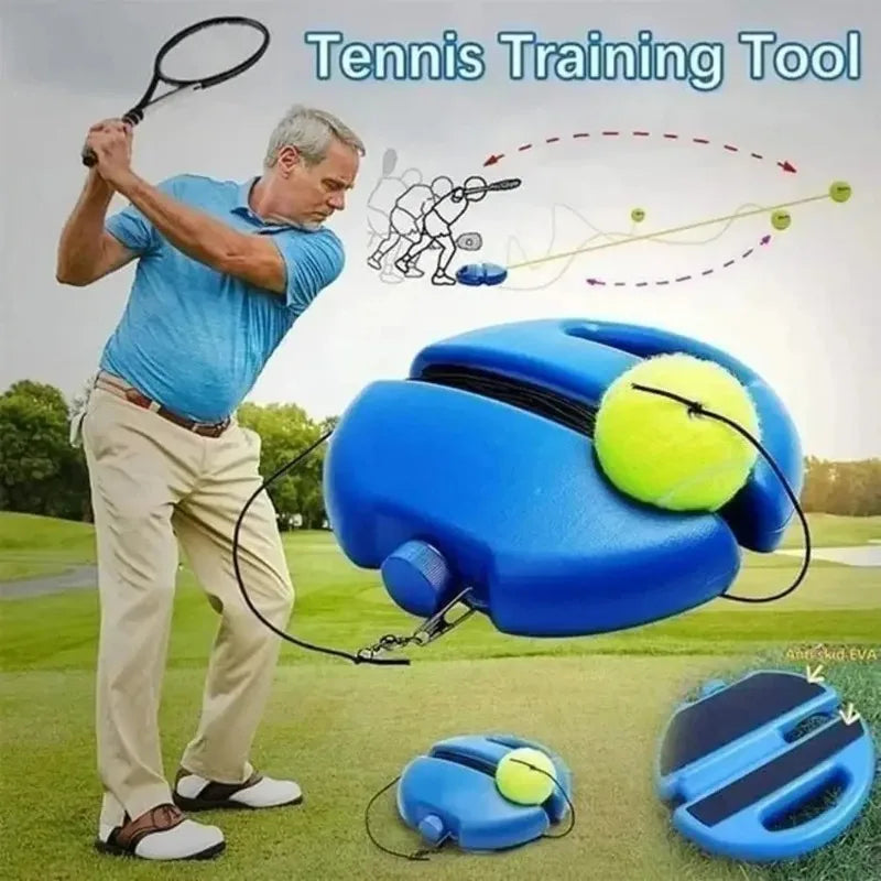 Tennis Training Rebound Balls with Elastic for Enhanced Indoor and Outdoor Skill Development
