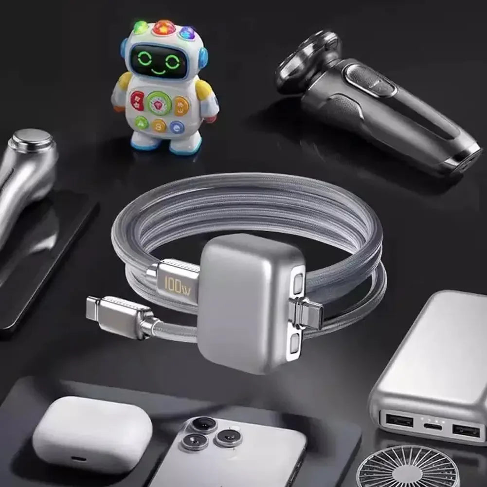 140W Fast Charging Data Cable Automatic Power-Off Full-Capacity Separator for Mobile Phone Charging