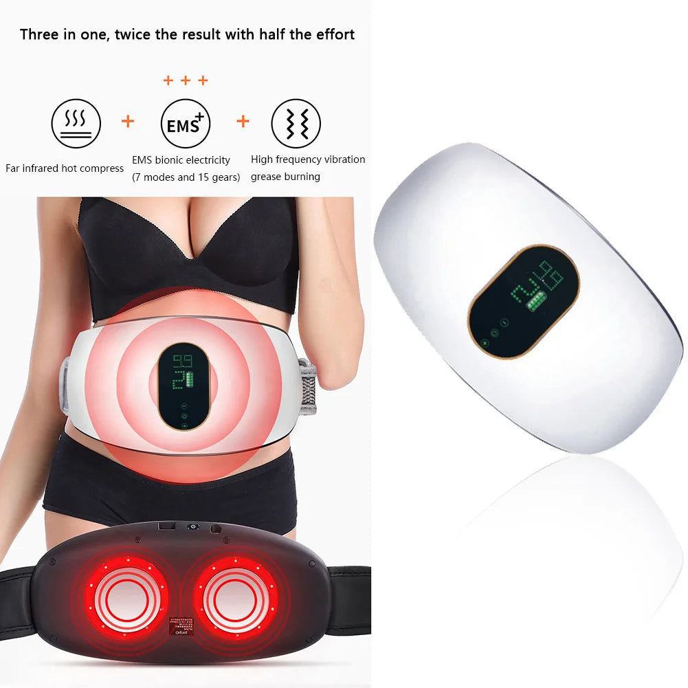 3 Modes Electric Fat Remover Body Massager for Body Sculpting - Cordless, Rechargeable Machine for Belly, Waist, Arm, Leg, and Butt
