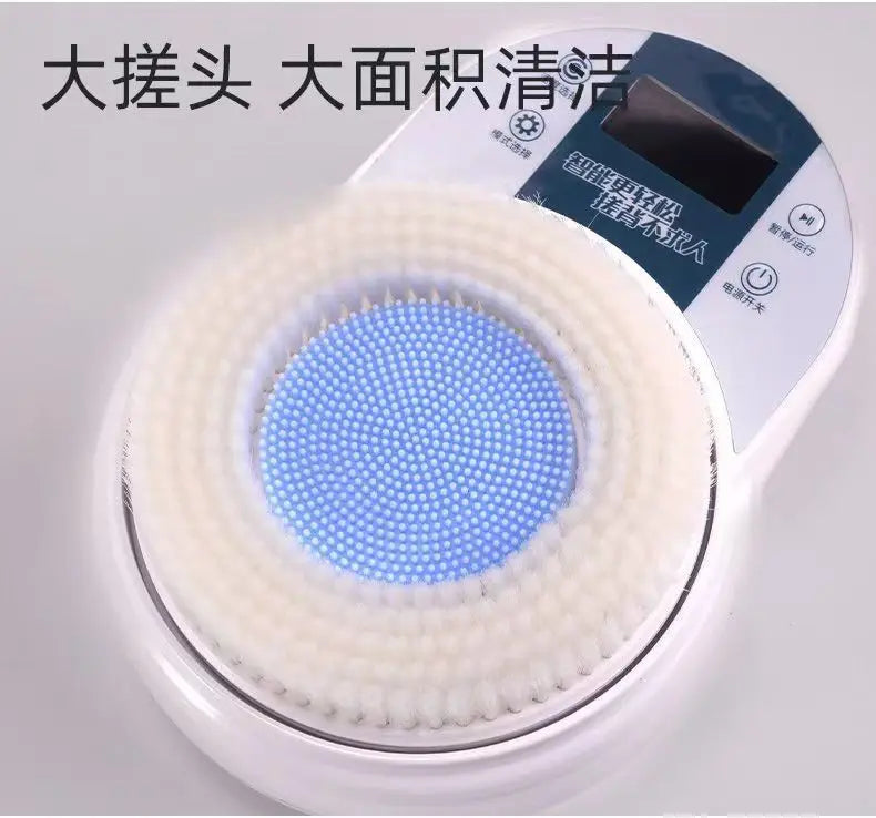 Electric Bath Brushing Machine - 110V-220V Fully Automatic Wall-Mounted Back Bath Brush