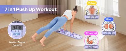 Foldable Pilates Reformer Set 7 in 1 Multi-Purpose pilates equipment  Rayspace Portable Ab Core Trainer Pilates Board