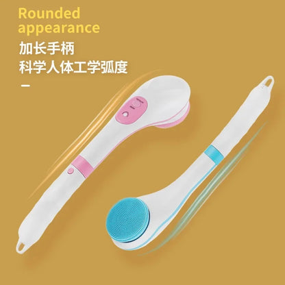 Multifunctional Electric Bath Brush Electric Bath Rubbing Instrument Automatic Waterproof Bath Rubbing Brush With 5 Brush Heads