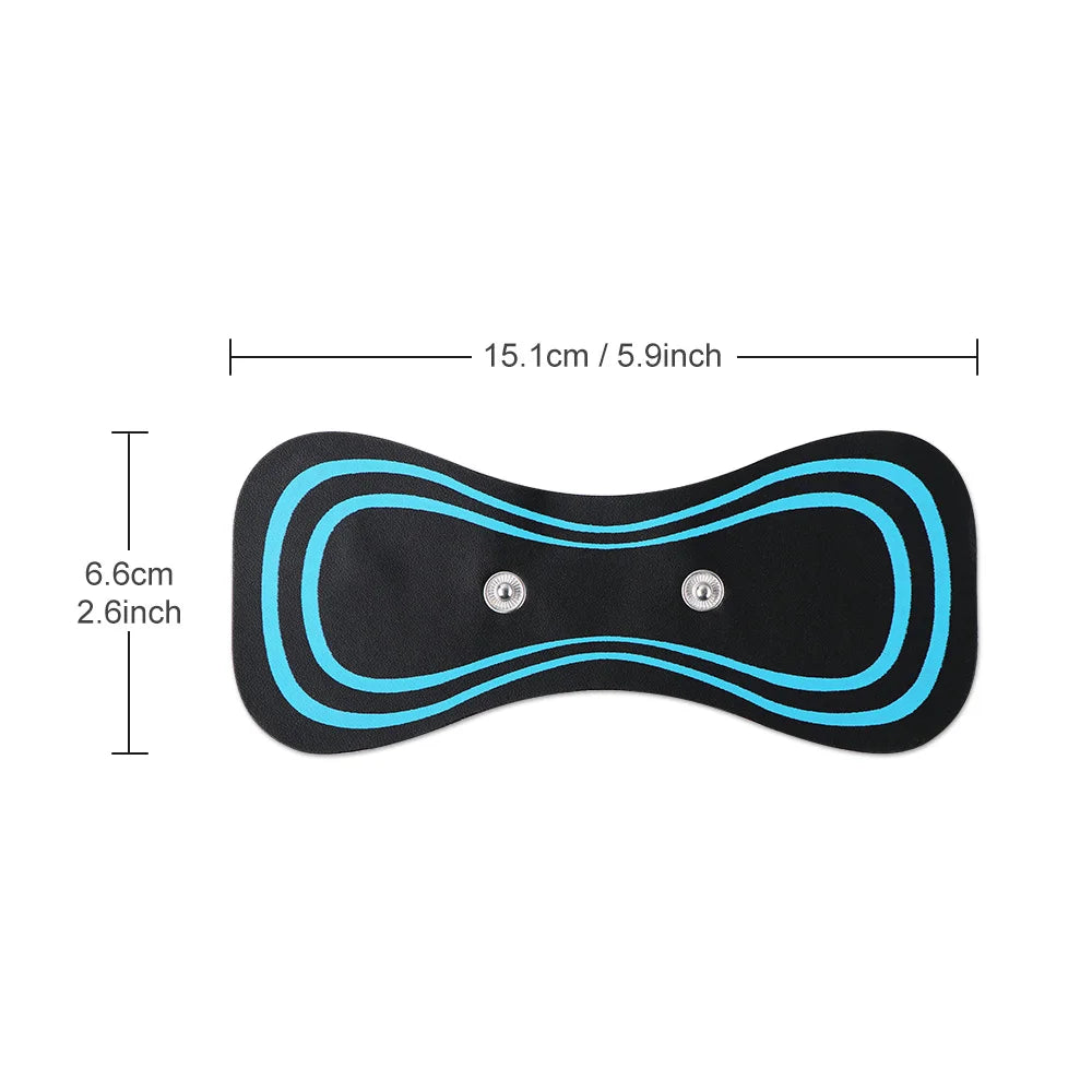 EMS Cervical Spine Massager - Electric Neck Massager with Mini Low Pulse Relaxation Pads for Back, Arms & Legs