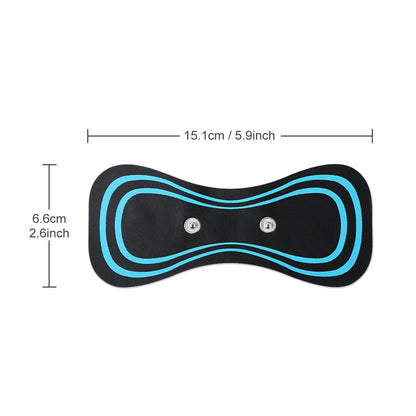 EMS Cervical Spine Massager - Electric Neck Massager with Mini Low Pulse Relaxation Pads for Back, Arms & Legs