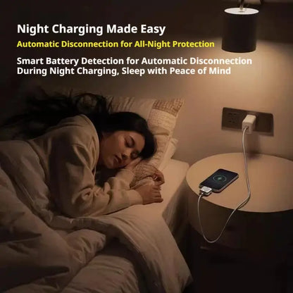 140W Fast Charging Data Cable Automatic Power-Off Full-Capacity Separator for Mobile Phone Charging