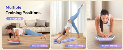 Foldable Pilates Reformer Set 7 in 1 Multi-Purpose pilates equipment  Rayspace Portable Ab Core Trainer Pilates Board