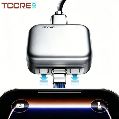 1PC Smart Type-C Charging Adapter,Auto Cut Off When Fully Charged,Universal Separator Charger Overnight Unattended Safe Charging