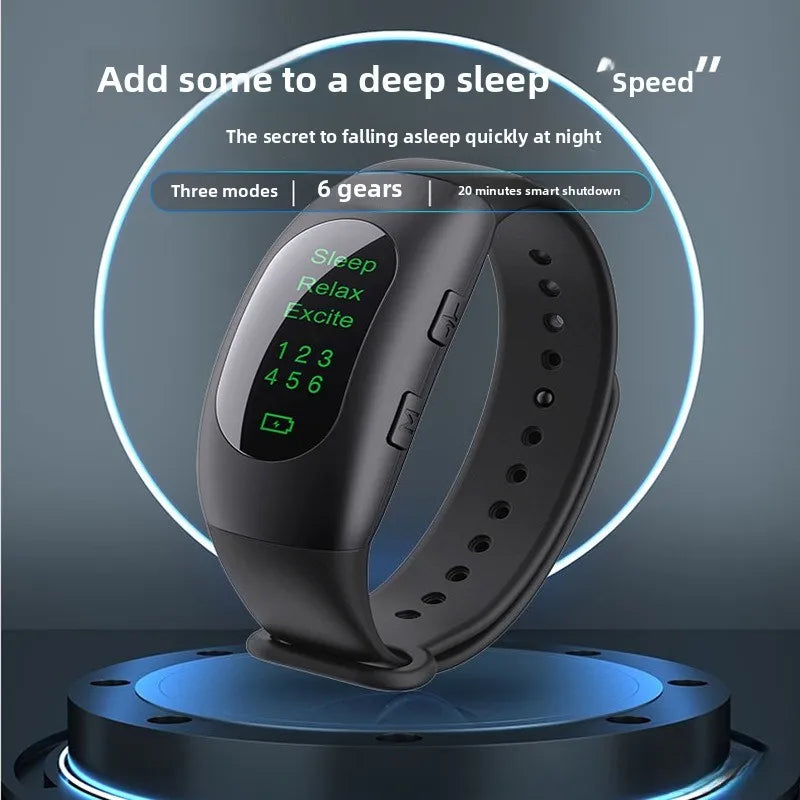 Wearable Sleep Support Device – Adjustable Wristband for Home Use with Bio-Soothing & Sleep Cycle Tracking