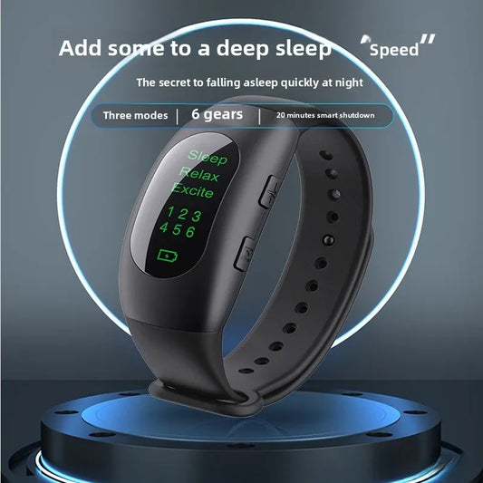 Wearable Sleep Support Device – Adjustable Wristband for Home Use with Bio-Soothing & Sleep Cycle Tracking