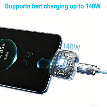 1PC Smart Type-C Charging Adapter,Auto Cut Off When Fully Charged,Universal Separator Charger Overnight Unattended Safe Charging