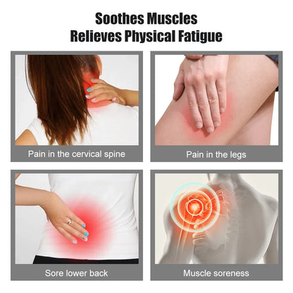 EMS Cervical Spine Massager - Electric Neck Massager with Mini Low Pulse Relaxation Pads for Back, Arms & Legs