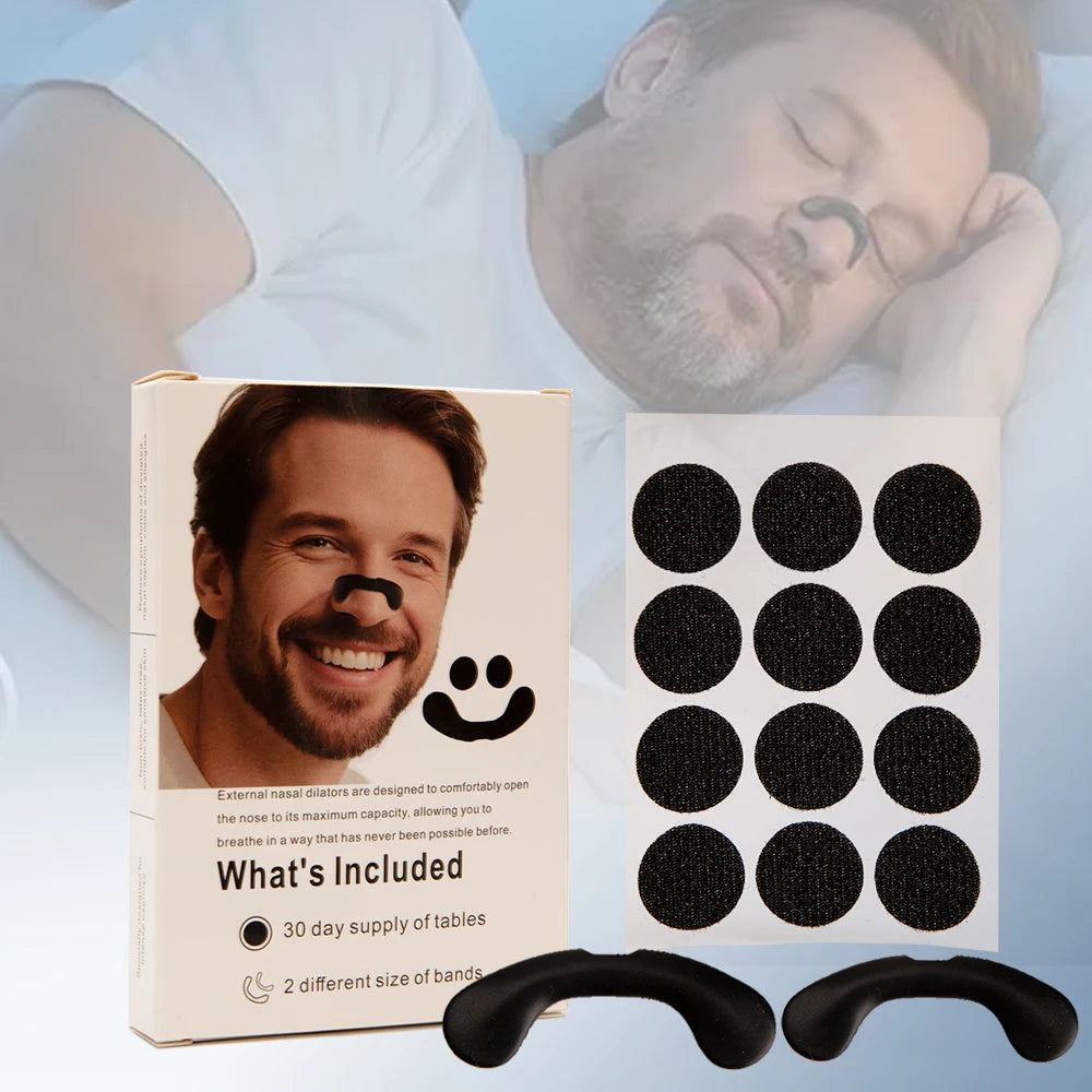Anti Snoring Nasal Dilator | Effective Physical Expansion Nasal Patch & Non-Invasive Sleep Aid