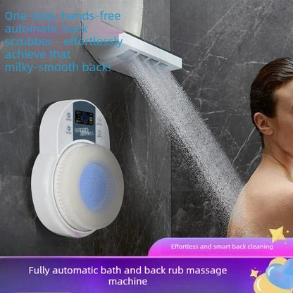 Electric Bath Brushing Machine - 110V-220V Fully Automatic Wall-Mounted Back Bath Brush
